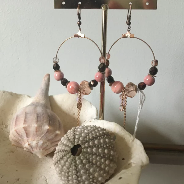 boucles d'oreilles - Créoles -G5